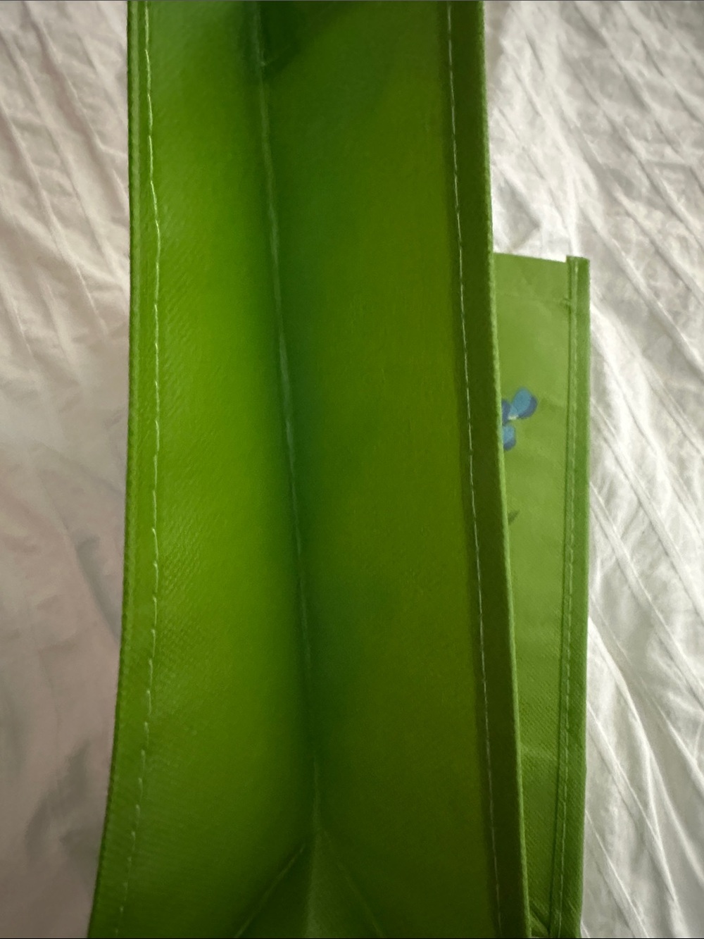 Texas Bluebonnet Tote Bag - Green - Picture 2 of 3